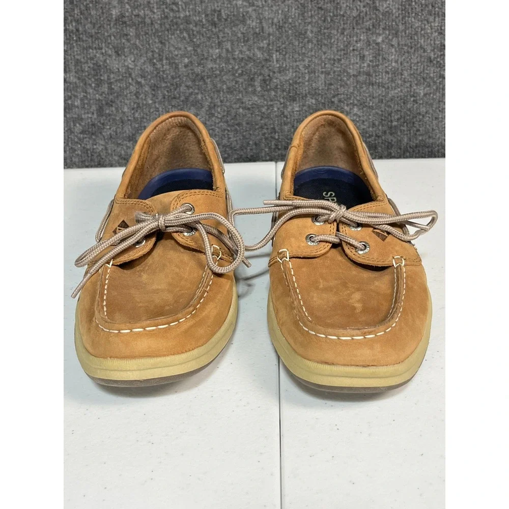 Sperry‎ Top-Sider Mens Billfish Boat Shoes Tan Leather Mesh STS21592 Size 9